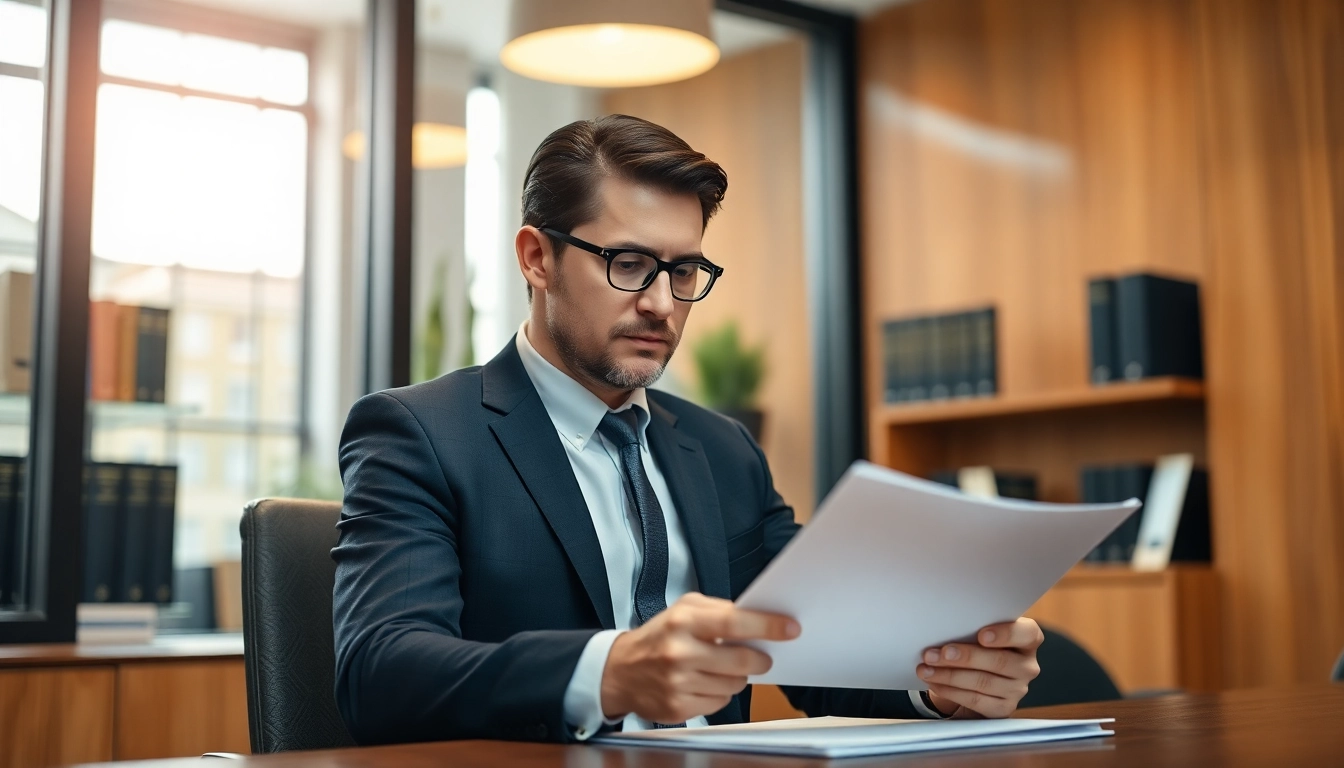 Avocat timisoara providing legal advice in a professional office, showcasing trust and expertise for potential clients.