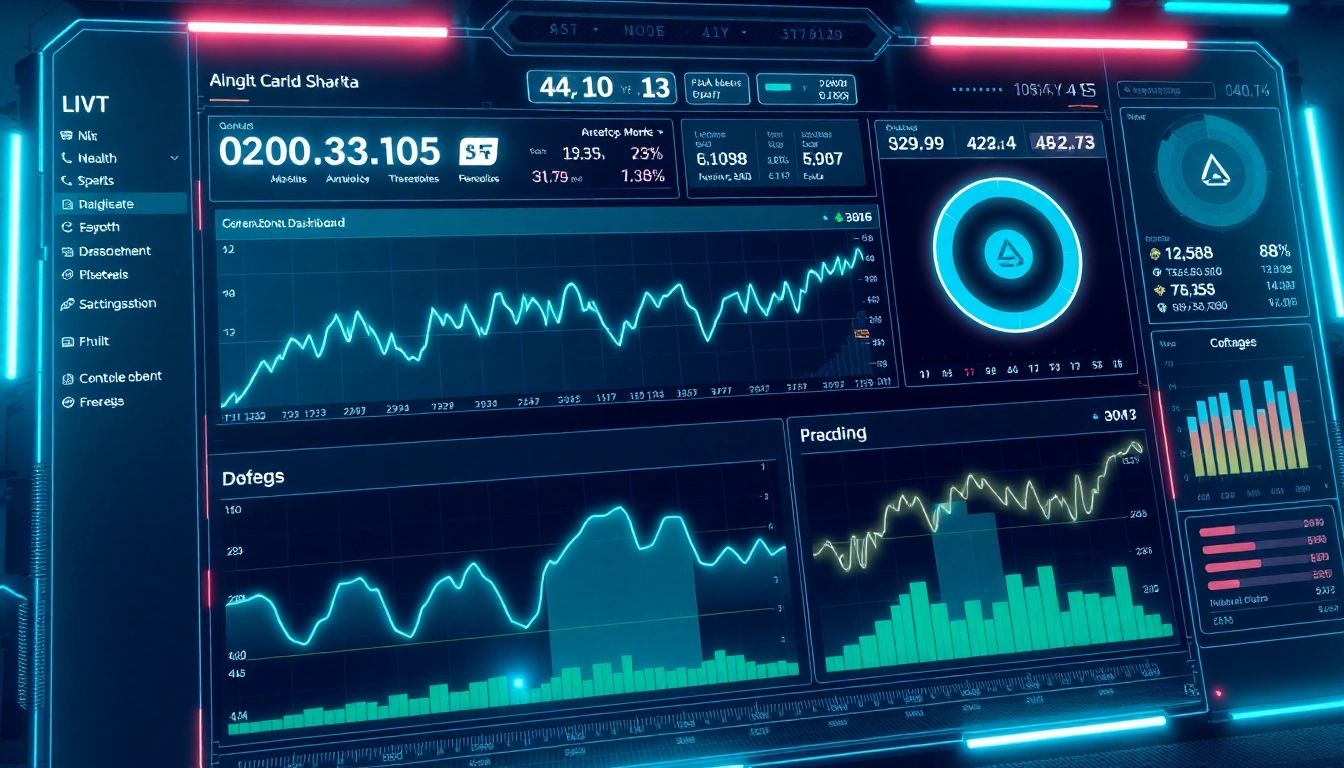 Aicoin market analysis dashboard showing real-time data and AI-driven financial charts for users